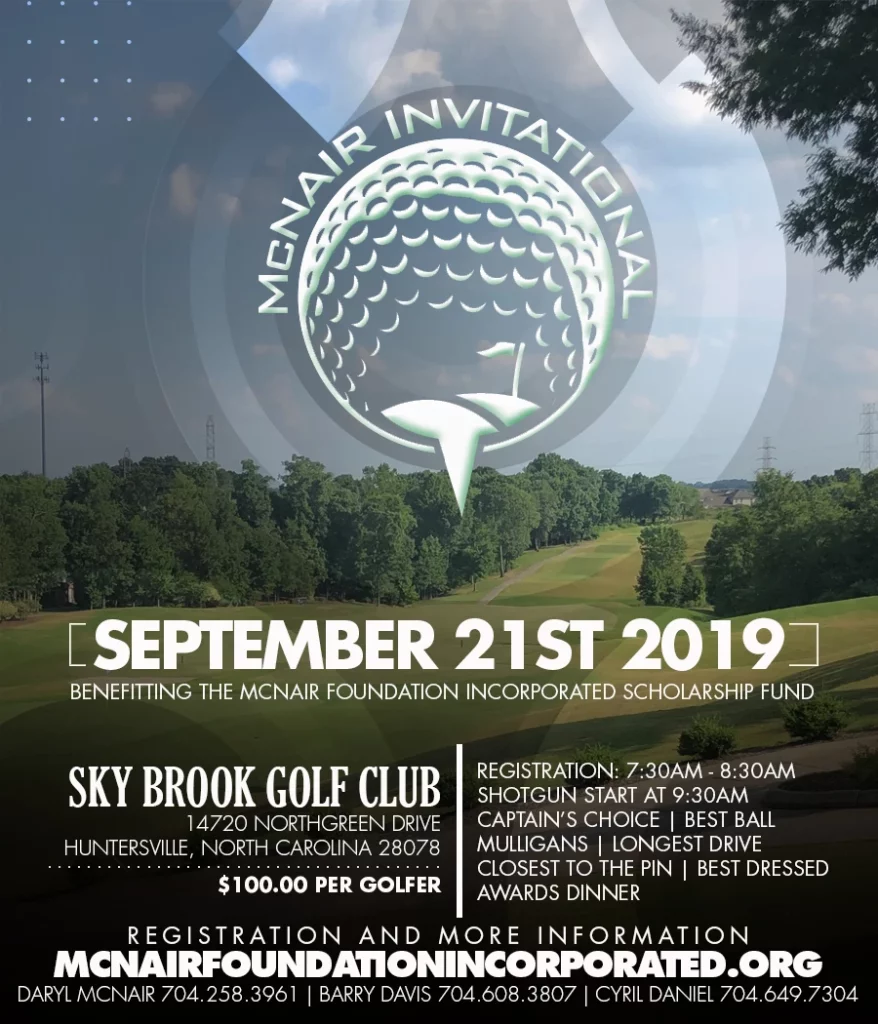 The Inaugural McNair Foundation Invitational Golf Tournament